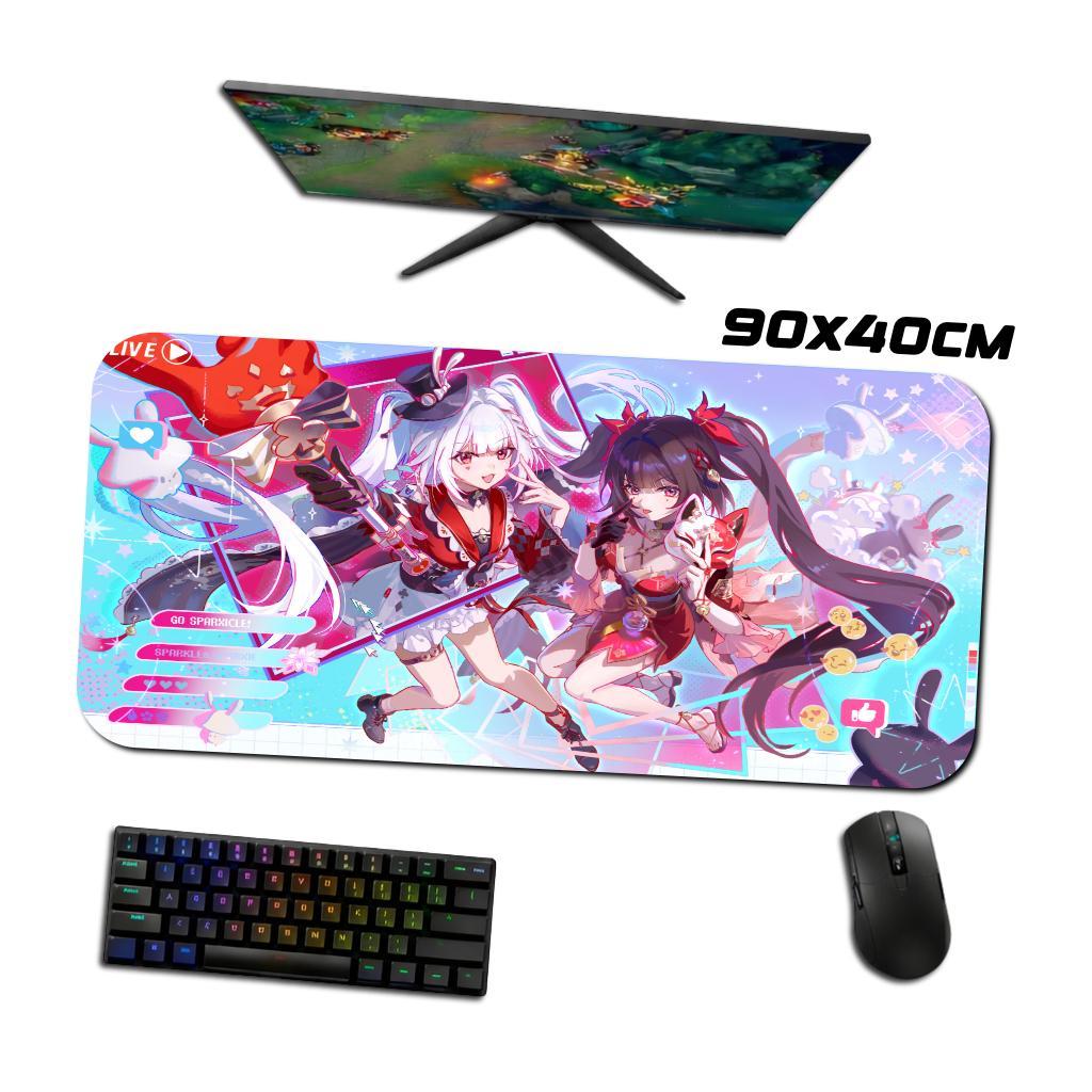 Mouse Pad Gamer - Sparxie 1 - Honkai Star Rail - 90x40 80x40 60x40 70x30 40x45 cm