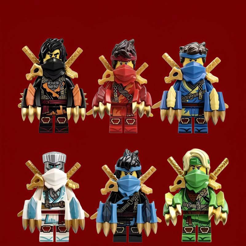 Dragon Shoulder Armor Dragon Claw Shape Lloyd Kaijie Doll Building Blocks Educational Toy Gift eEbK