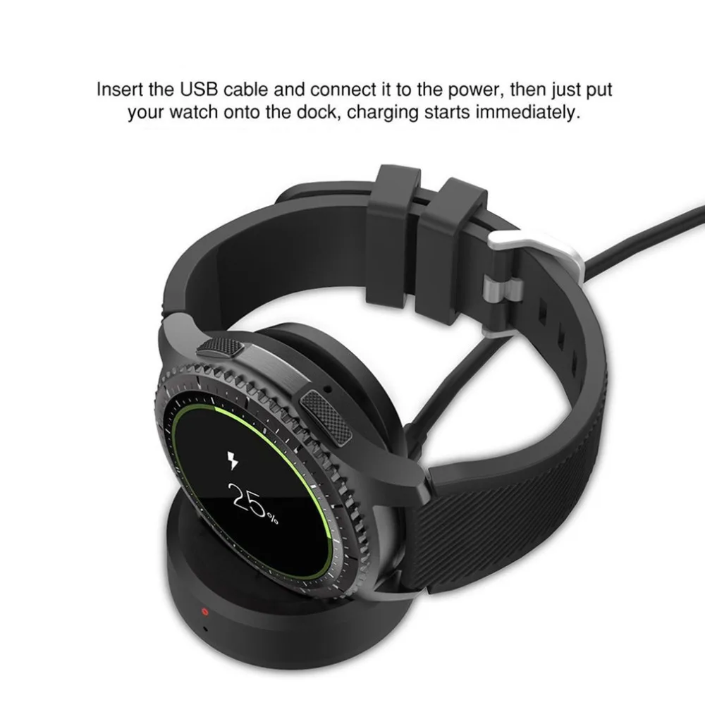 Magnetic Smart Watch Charger Portable Wireless Charging Dock Cradle Classic Frontier Chargers for Samsung Gear S3 Dropshipping