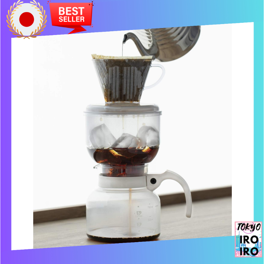 Kalita Coffee dripper set that can also make iced coffee, iced & hot, for 2-4 people ship from Japan