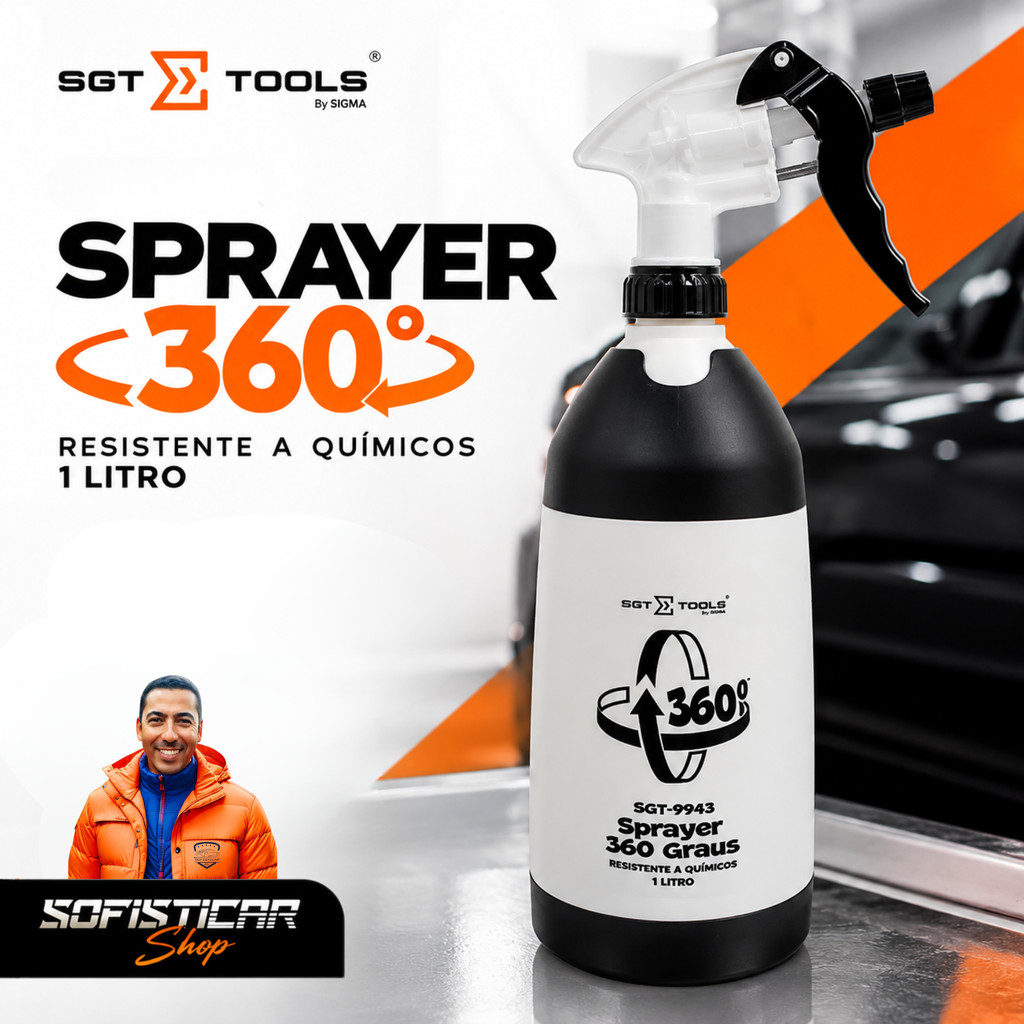SPRAYER 360 GRAUS RESISTENTE A QUÍMICOS SGT (SIGMA TOOLS) pulverizador manual borrifador borrifador pulverizador