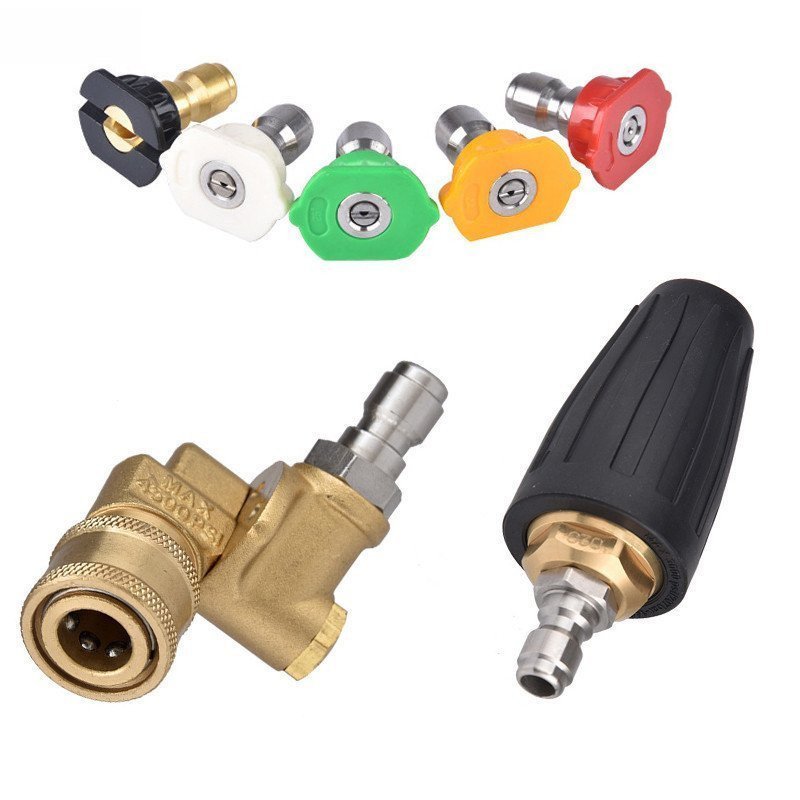 1/4 inch car pressure washer accessories, turbo nozzle, sprayer, rotating jet connector CUXP