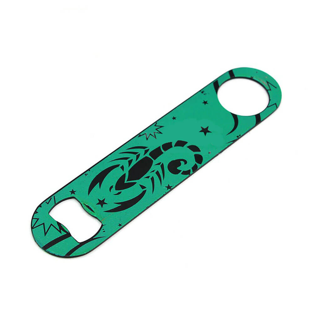 Abridor de Garrafas Speed Opener Verde Tiki Inox