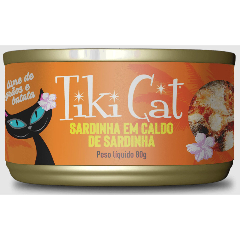 TIKI CAT GRILL SARDINHA 80G