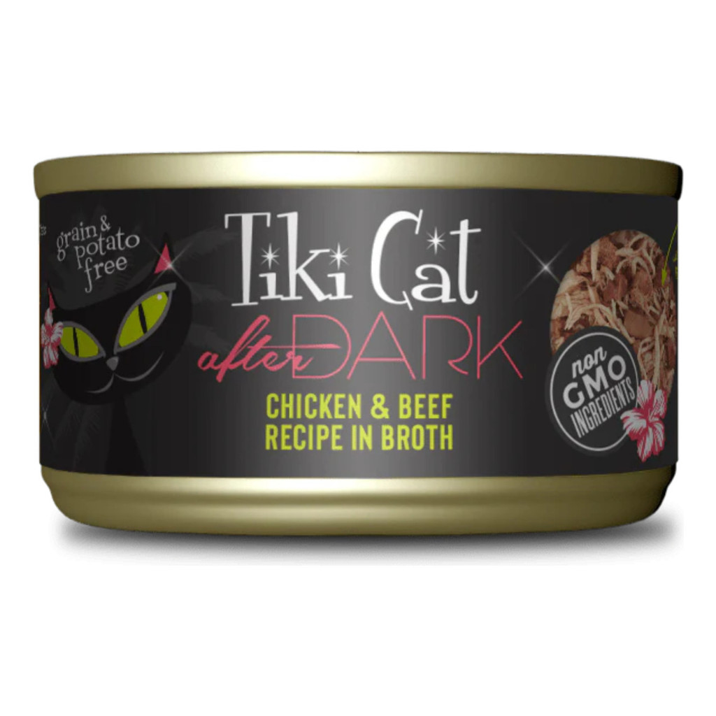 Tiki Cat Frango E Carne 80g - After Dark