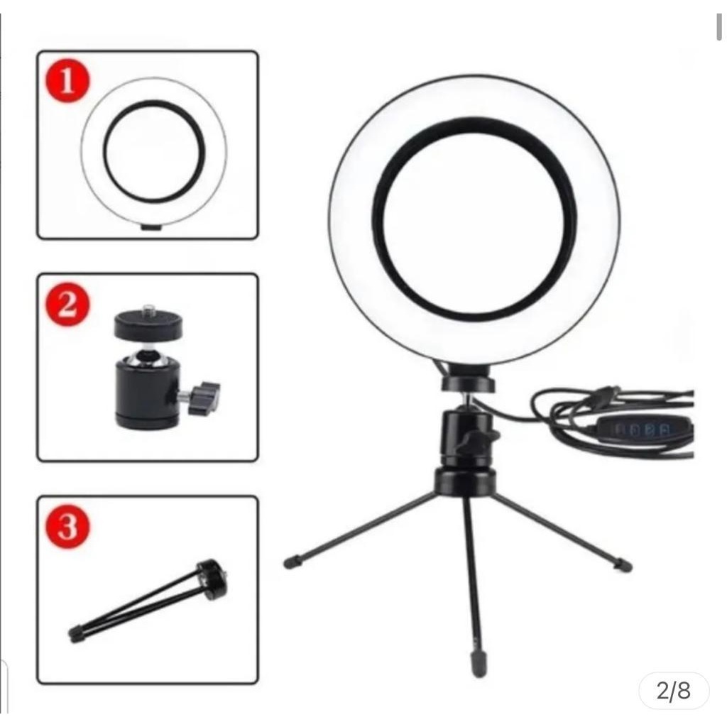 RING FILL LIGHT iluminador de led de 6 polegadas
