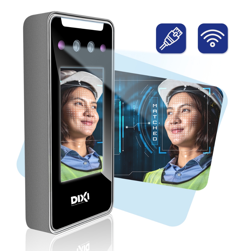 Controle de Acesso 40 Leitor Reconhecimento Facial Senha ou Cartão RFID