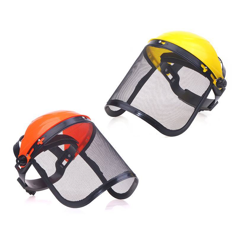 ADS Garden Grass Trimmer Capacete De Segurança Chapéu Com Máscara Protetora De Malha Facial Completa Para Registro Escov