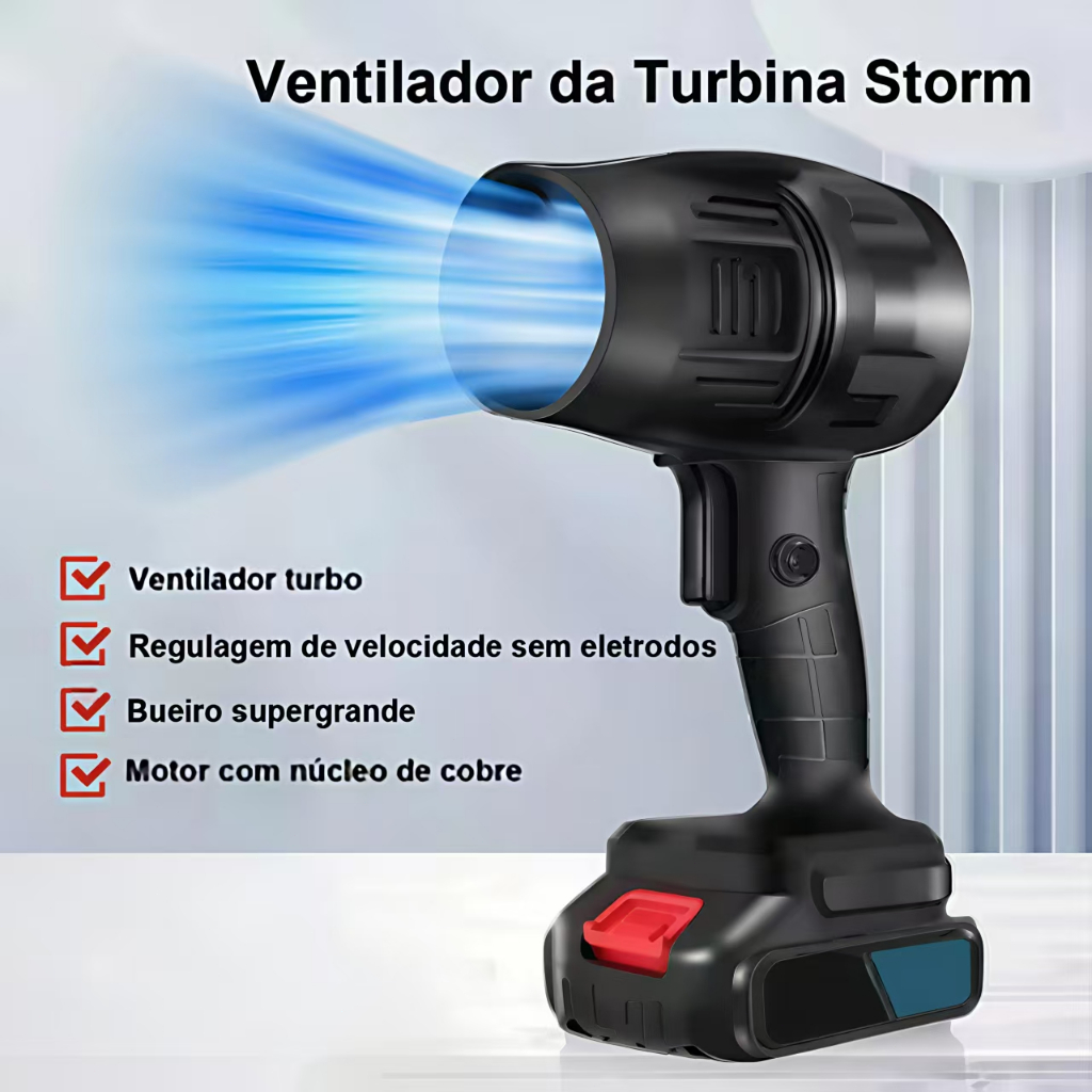 Novo poderoso vento máquina recarregável ventilador de poeira de alta potência