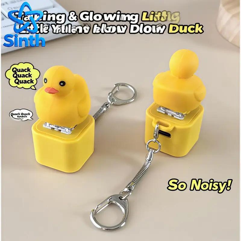 Sinth Croaking LED Sapo Fidget Brinquedo Recarregável Chaveiro Divertido Light Up Sound Bag Pingente Para Crianças BR