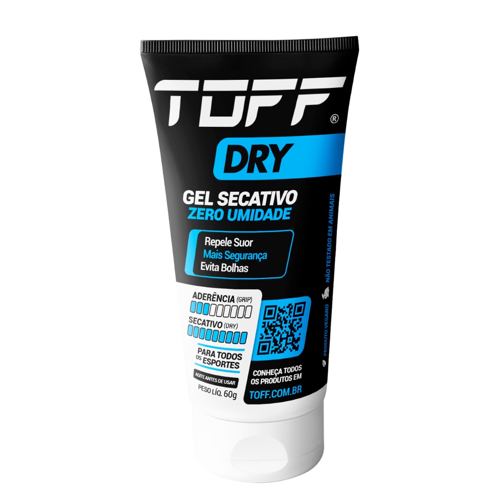 Toff Dry Zero Umidade 60g Gel Secativo Para Todos os Esportes - TOFF