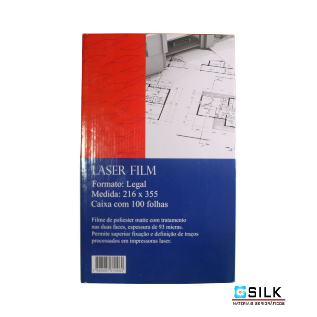 Papel Laser Film Formato Legal 216x355