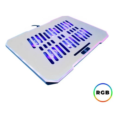Suporte Notebook Gamer Cooler 6 Fan Rgb Led Base Refrigerada