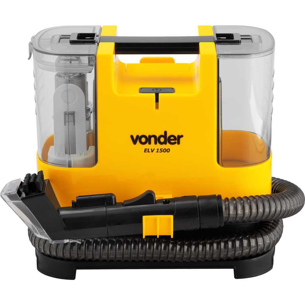 Extratora Portátil Vonder ELV 1500 400W 220V Limpa Sofá Estofados Carpetes Tapetes Banco Automotivo