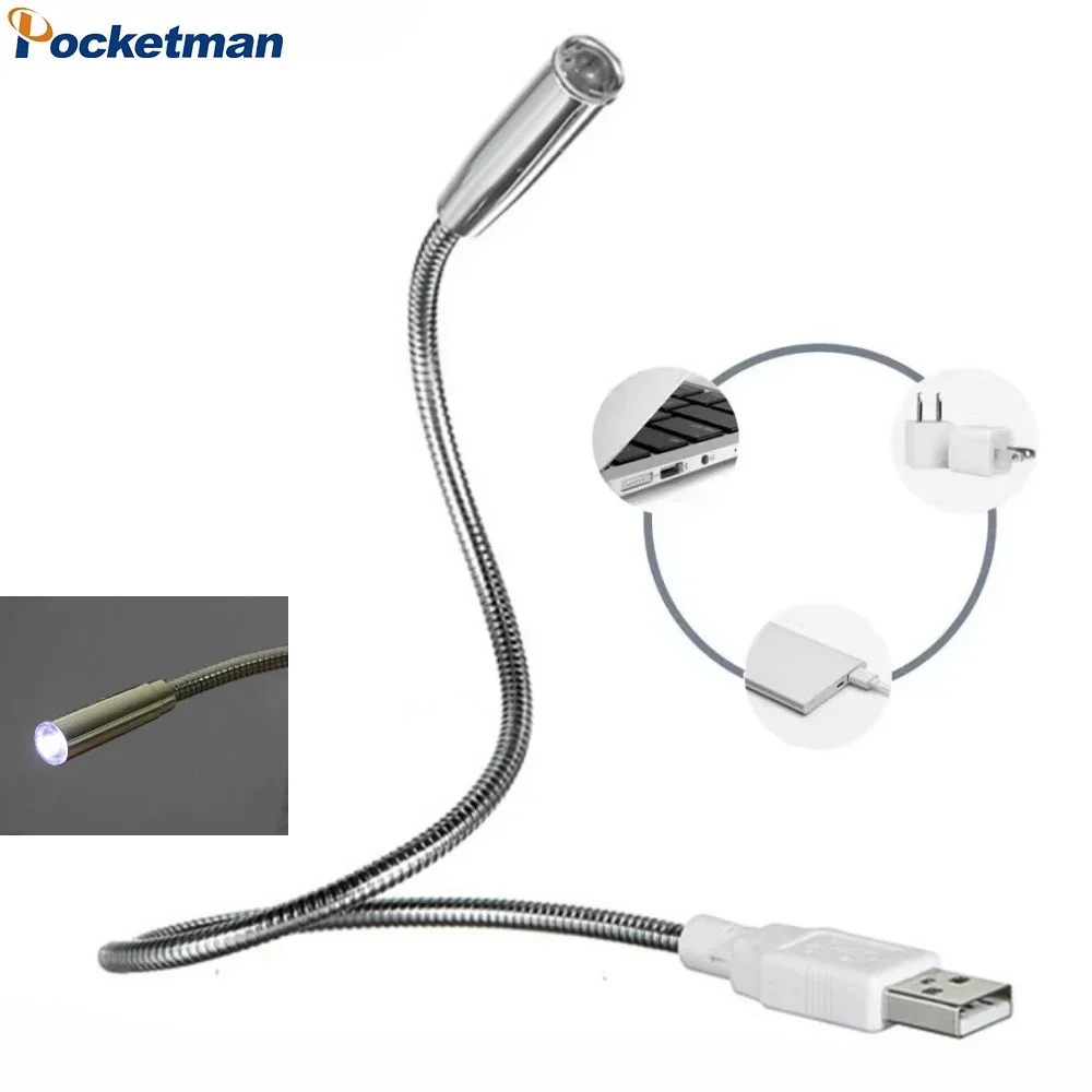 USB LED Book Light Mini LED Lights Eye-protection Reading Lamp Bedside Table Lantern for Laptop Computer Notebook