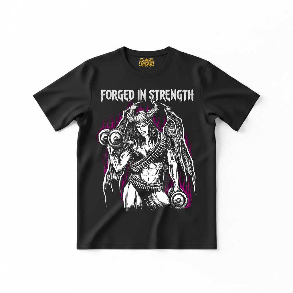EXTREMO UNDERGROUND - Camiseta Demon Strength - UNISSEX - 100% ALGODÃO