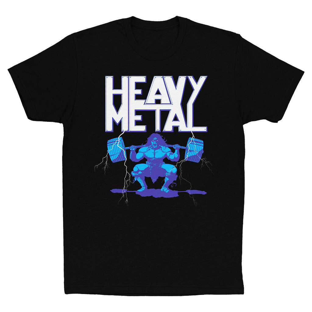 Camiseta HEAVY METAL Strength Unissex Masculina Feminina 100% Algodão Premium | Estilo Geek/Pop/Streetwear