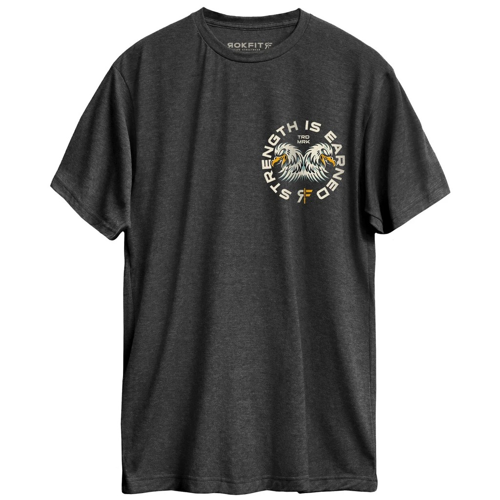 Camiseta Strength Is Earned Unissex Masculina Feminina 100% Algodão Premium | Estilo Geek/Pop/Streetwear