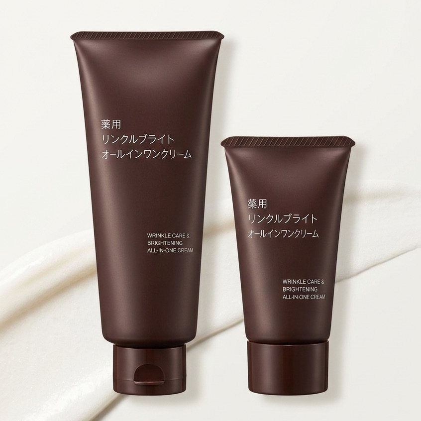 MUJI Wrinkle Care & Brightening All-in-One Cream Moisturizer Niacinamide Anti-Wrinkle Brightening Quasi-drug from Japan