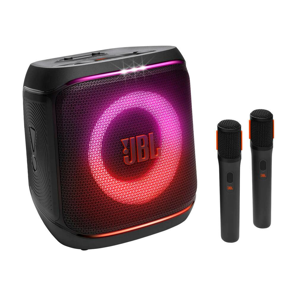 Caixa de Som Partybox Encore 2 Bluetooth 2 Microfones AI Sound Boost Até 12h de Bateria JBL