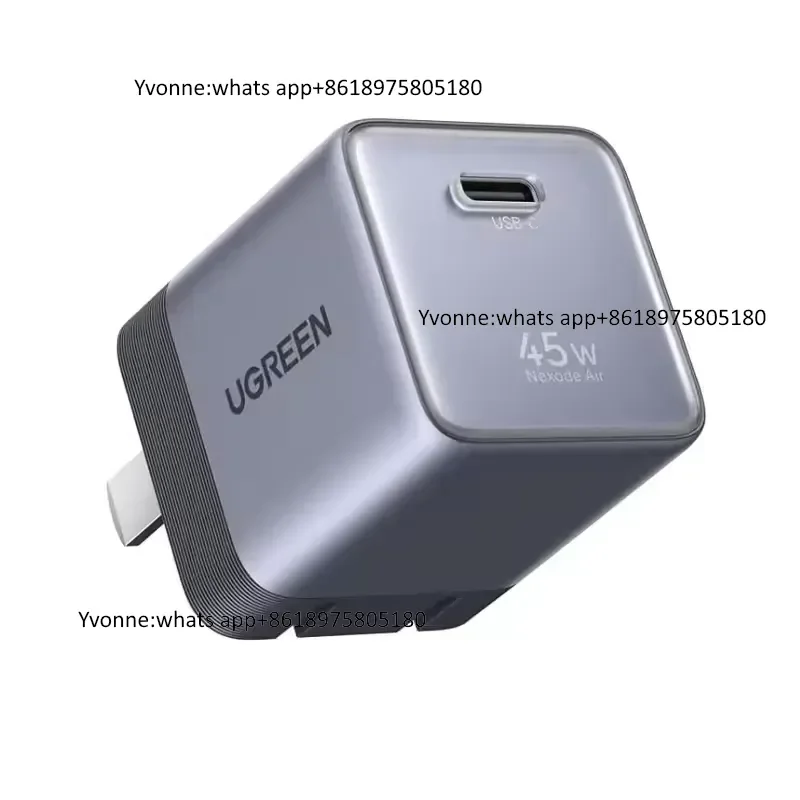 Nexode Air 45W USB C Charger Block Foldable Plug Ultra Mini GaN Charger Fast Charging Wall Charger for