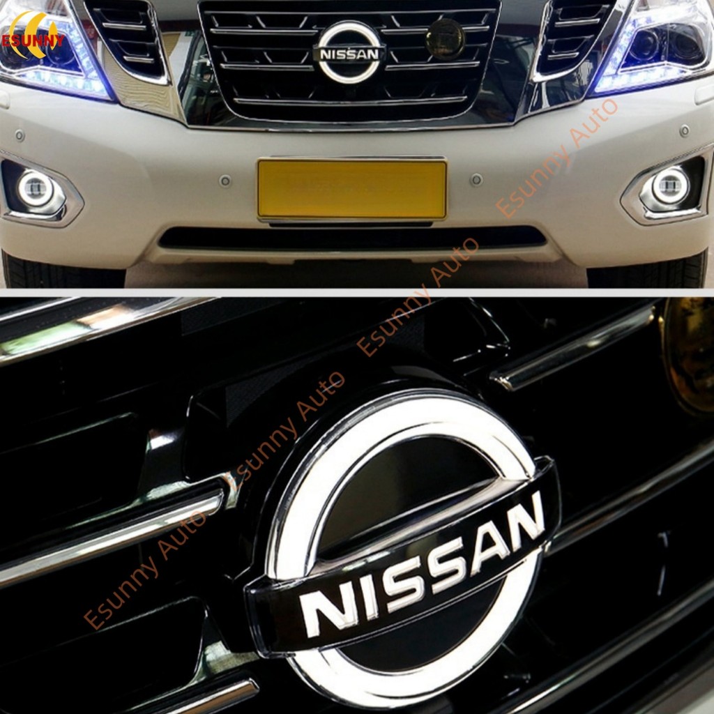 Nissan Dynamic Flowing Light LED Emblema Logo Badge Com Animação-Medir Antes Do Pedido-Iluminação Dinâmica Logotipo Da G