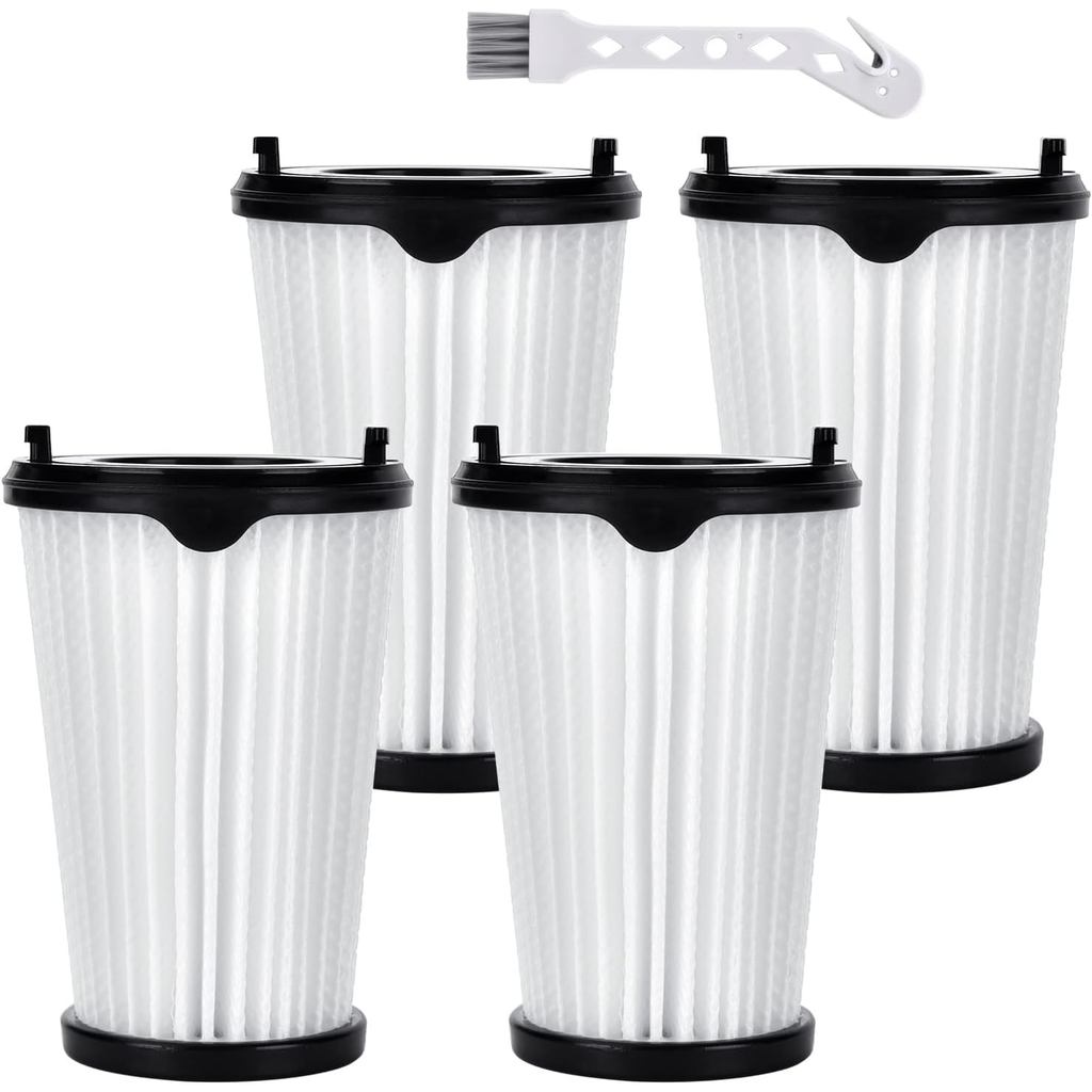 4 Pack VAF-1TM Filter Replacement for Electrolux Ergorapido Stick Cordless 2-in-1 Vacuum Cleaner EHVS2510AW VS3510AR, Pa