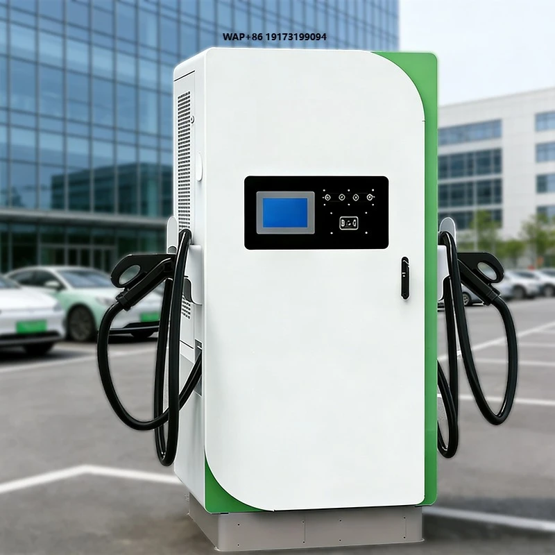 60kw  CCS2+CHAdeMO OCPP Fast Car EV Charger Station New Energy Charging Pile with CCS2 Dual Guns Floor-Mounted Charging Piles