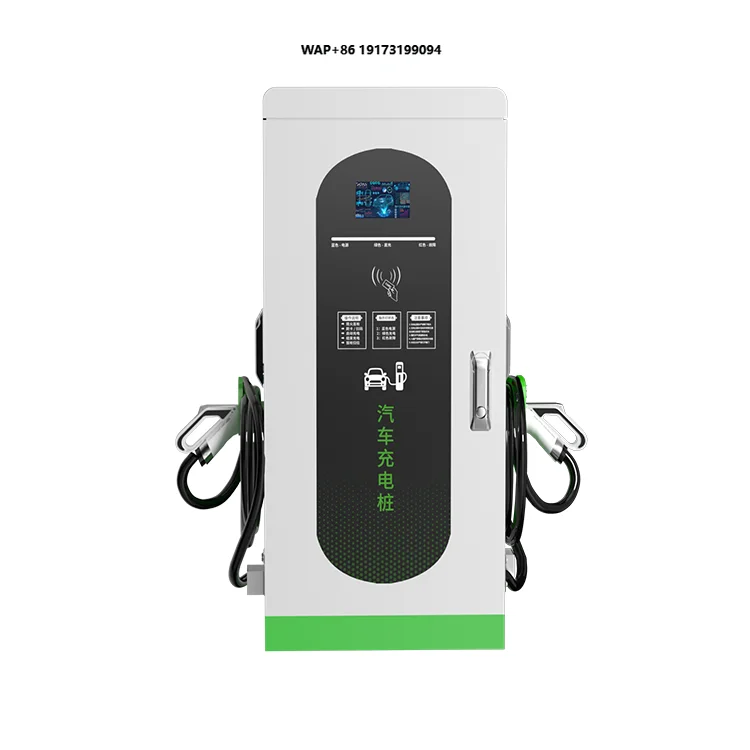 DC Fast Charging Stations for Electric Cars 60kW 30kW 80kW 40kw Commercial DC EV Charger IP55 Waterproof Outdoor Use GBT/CCS2