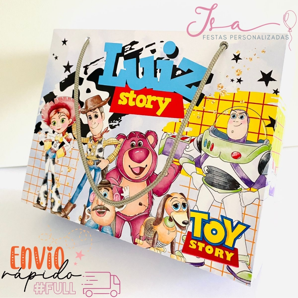 Sacolinhas Toy Story Personalizadas Kit Festa Infantil