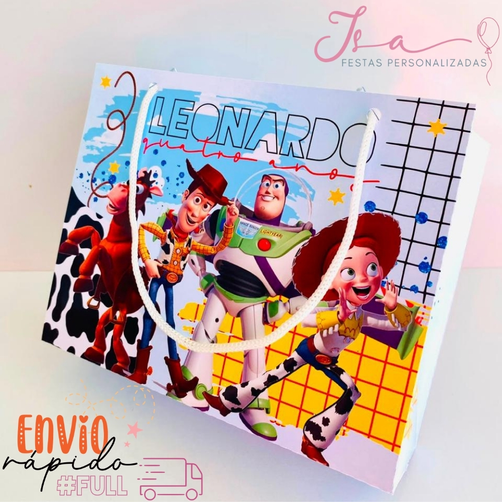 Sacolinhas Toy story 02 Personalizadas Kit Festa Infantil