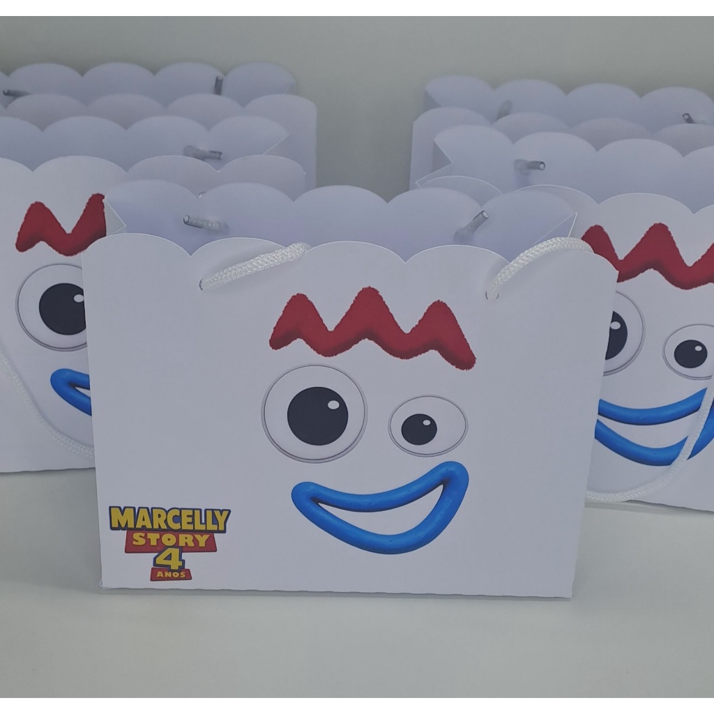 Sacolinha Personalizada Garfinho Toy Story – Lembrancinha Festa Infantil