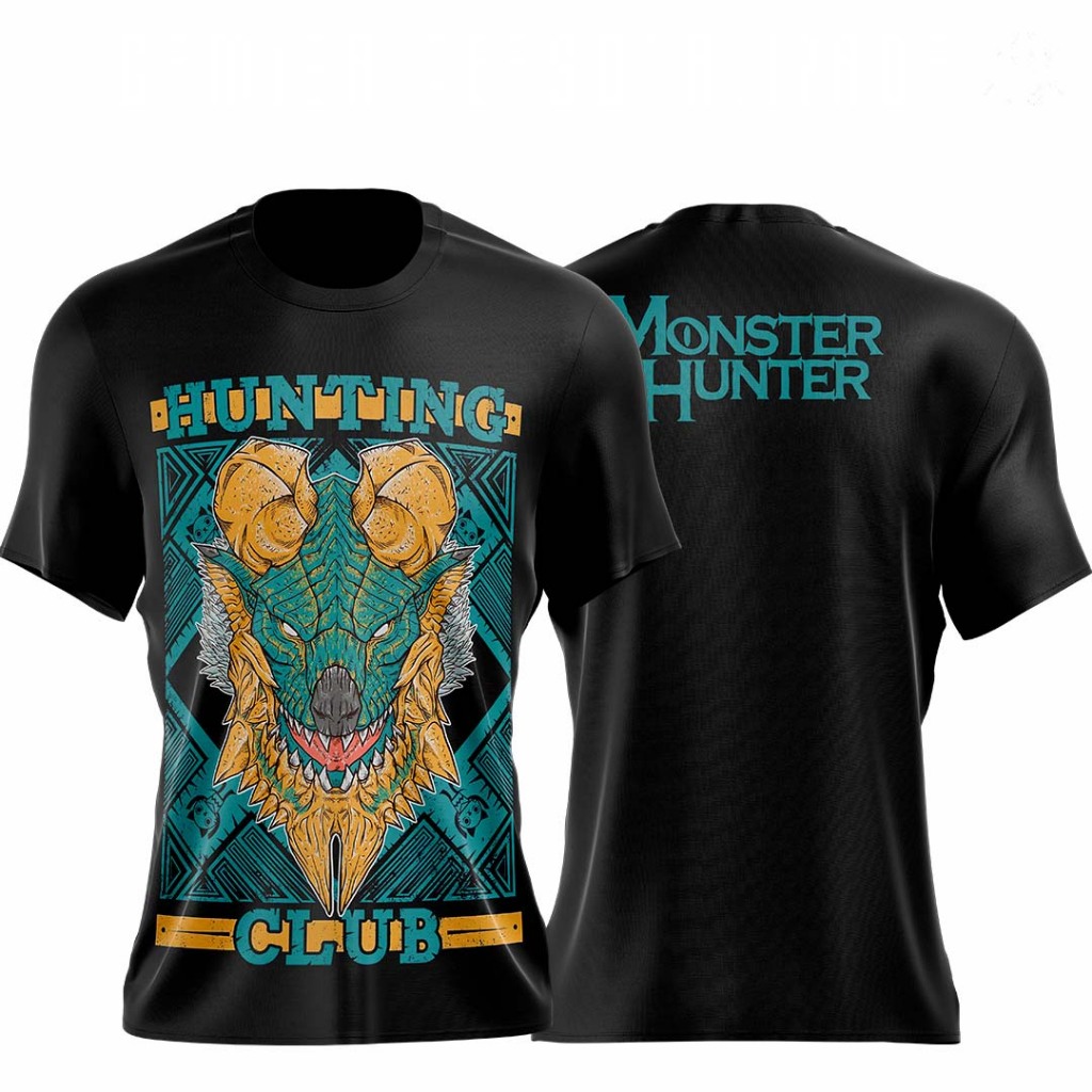 Camiseta Personalizada Monster Hunter Game Camisa coleção 2