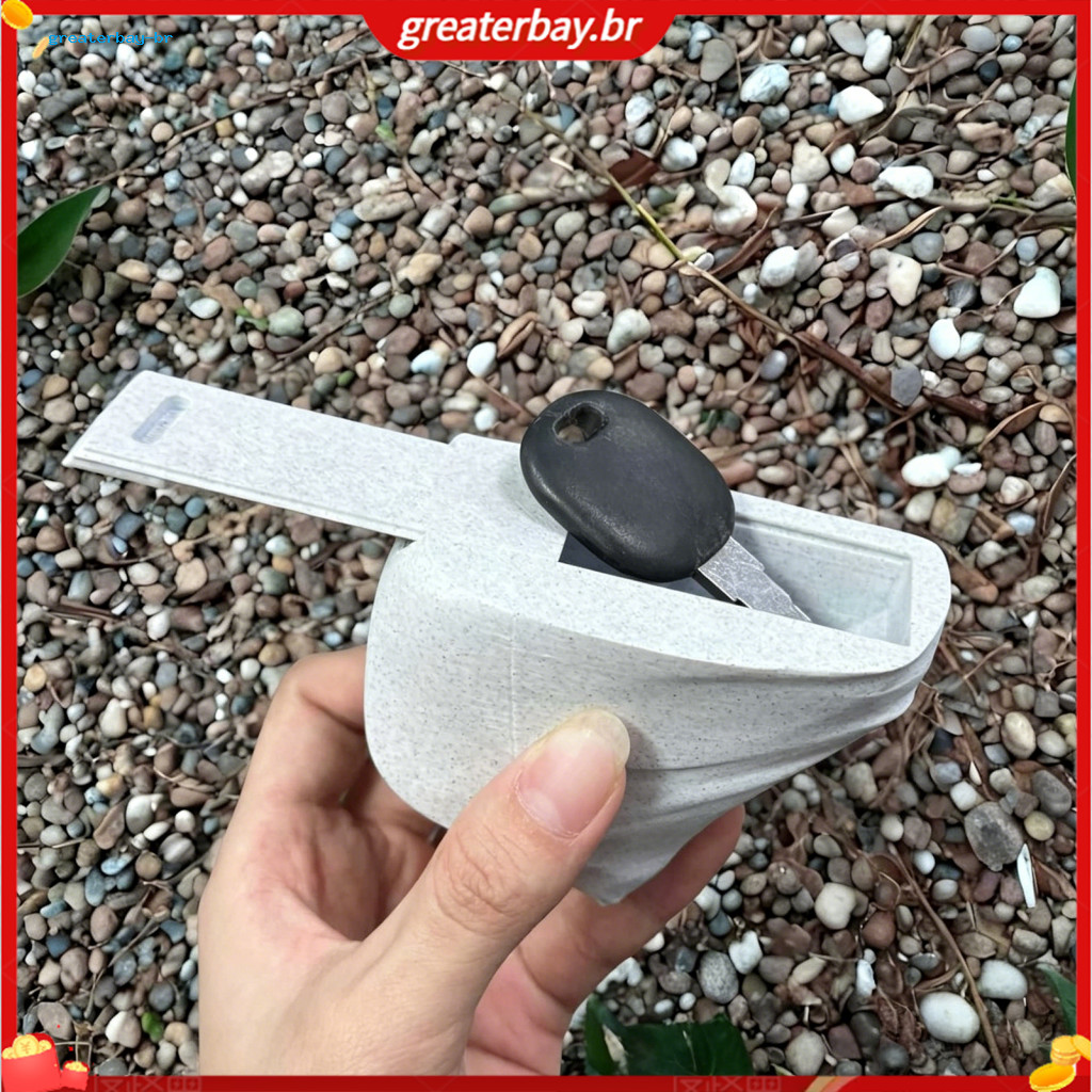 Waterproof Outdoor Key Hider Fake Rock Lock Box – Durable Weather-resistant Hidden Holder for Garden Yard Grassland Se