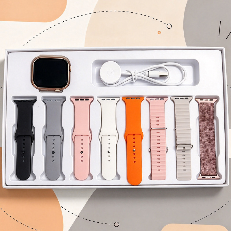 2027 New Bluetooth Call Smart Watch 8 in 1 Bracelet Multiple Sports Modes Delivery Saint Paul