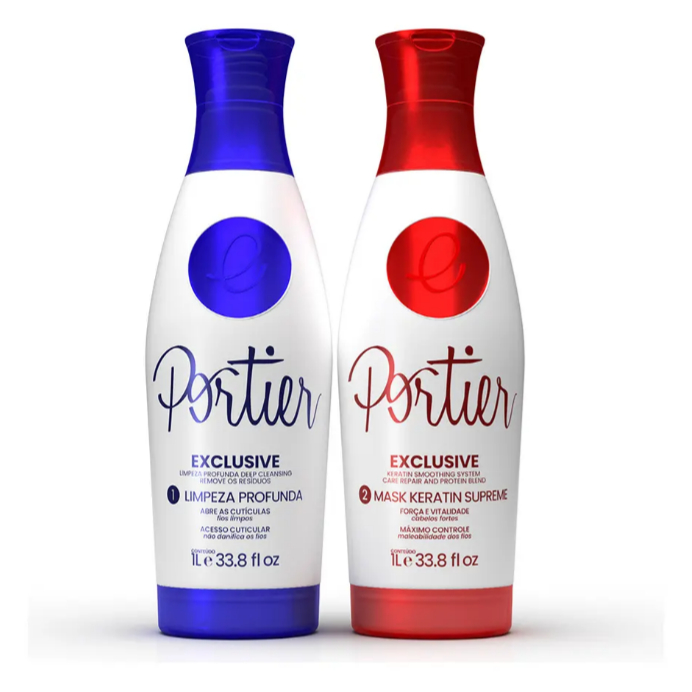 Portier Fine Premium Semi Definitiva Escova Progressiva 2x1L