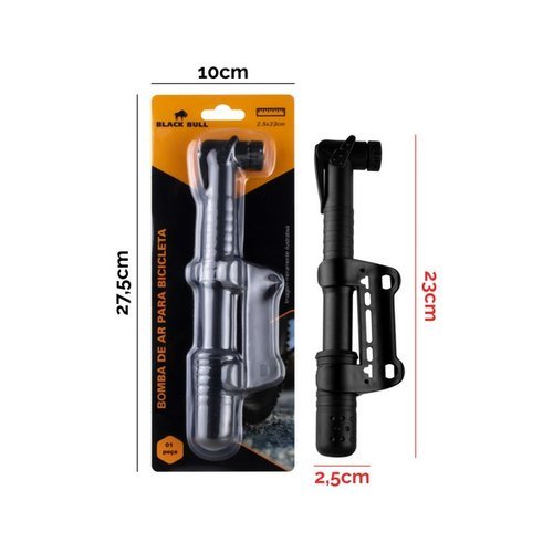 Mini Compressor Portátil Pressão Bike Compacto Durável Leve