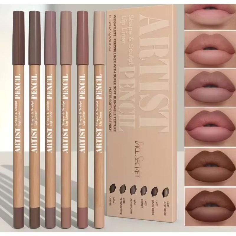 Kit de lápis labial Artist Pencil nude, rose A PRONTA ENTREGA - Face Secret