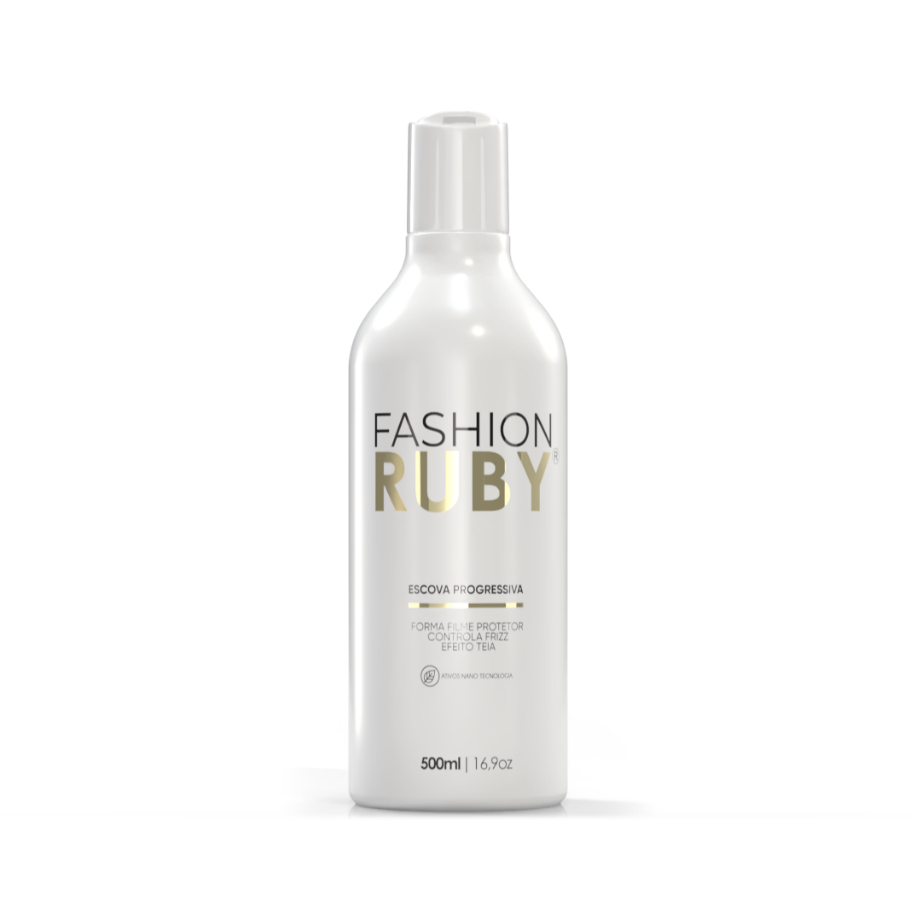 Escova Progressiva Fashion Ruby Linha Gold 500ml Sem Formol
