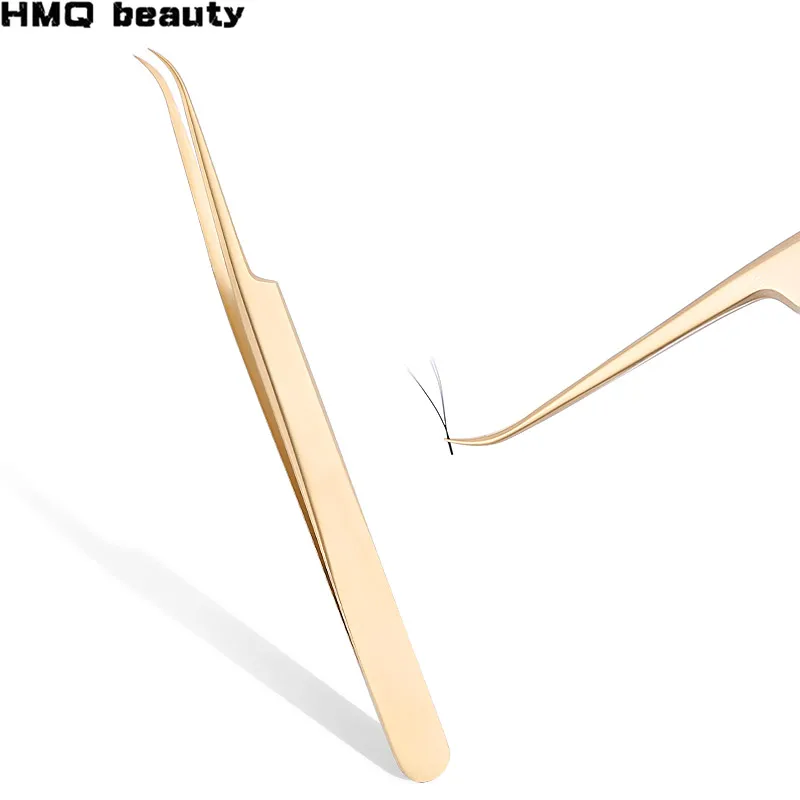 Stainless Steel Eyebrow False Eyelashes Tweezers Lashes Extension Nail Makeup Tool High Quality Fine Tip Profession Tweezer