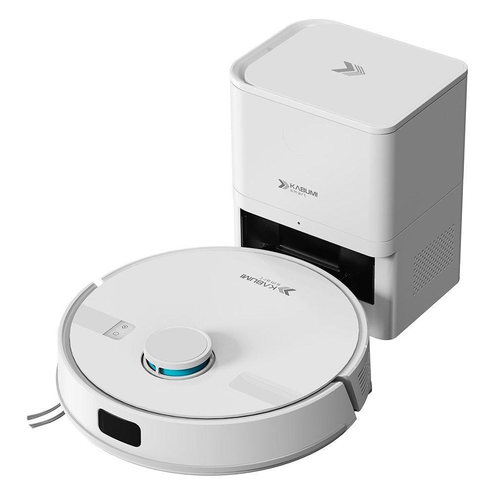 Robô Aspirador Kabum Smart K800 Pro 13000pa , 127v, Branco