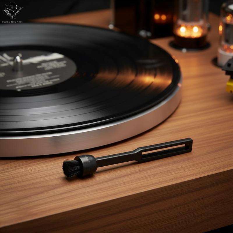 Escova Antiestática PFG Para Toca-Discos Stylus Vinil Fonógrafo Record Player Cleaner FG