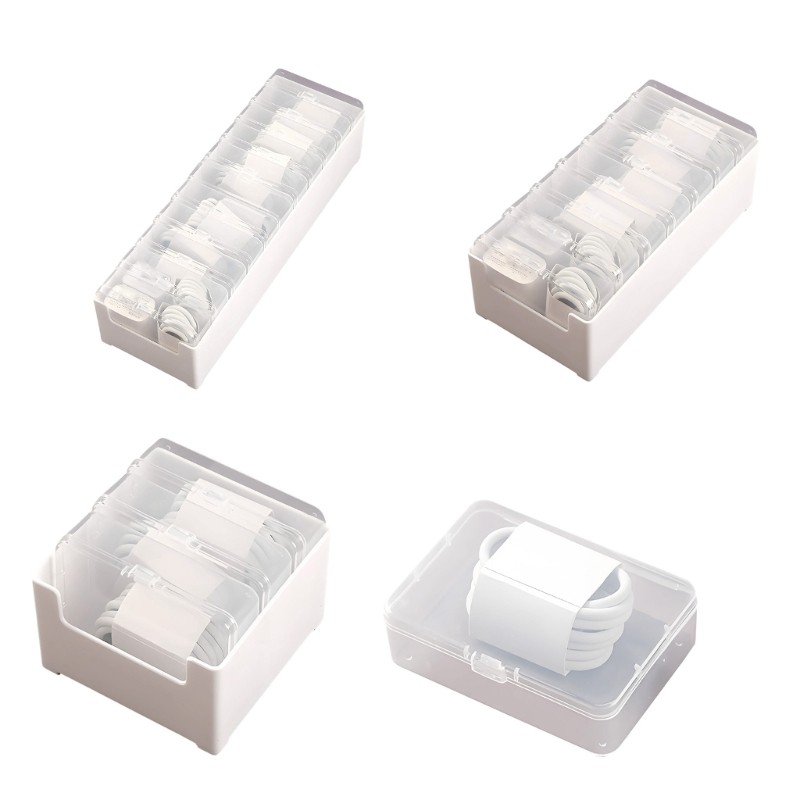 Bmico Desktop Cable Organizers Carregamento Cord Management Box Designs Para Emaranhados Libera Armazenamento