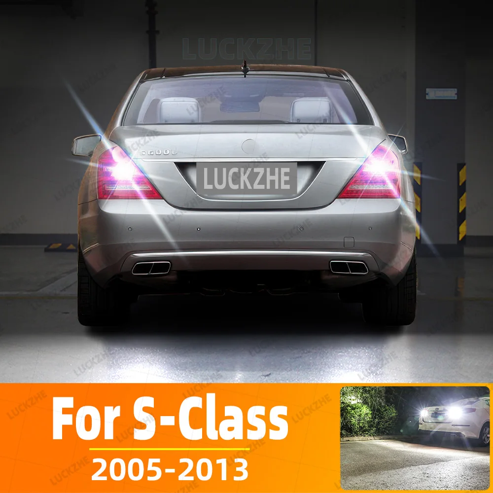 LED Backup Bulb Reverse Light For Mercedes-Benz S-Class W221 V221 C216 2005-2013 2012 2011 LED Reversing Lamp Ultra Bright 2PCS