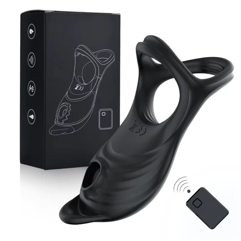 Clitoris Sucking Penis Rings Vibrator Remote Control G Spot Stimulate Vibrating Cock Ring for Couples Delay Ejaculation Sex Toys
