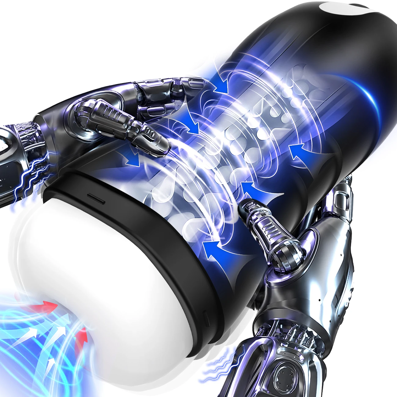 Luxurious Field Automatic Male Masturbator Vibration Sucking Machine with 5 Sucking 10 Vibrating Modes Adults Sex Toys for Men