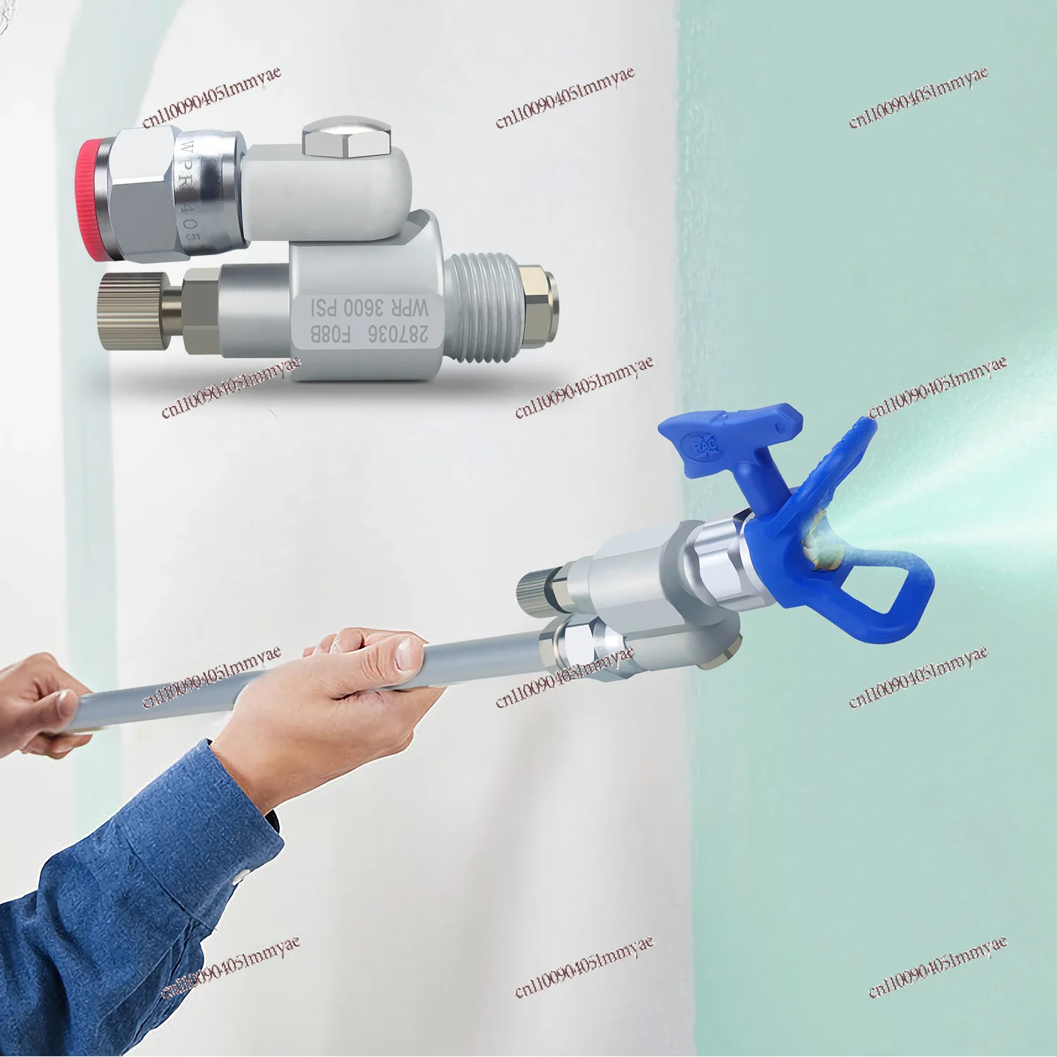 Paint latex paint paint airless spraying machine accessories shut-off valve universal rotor
