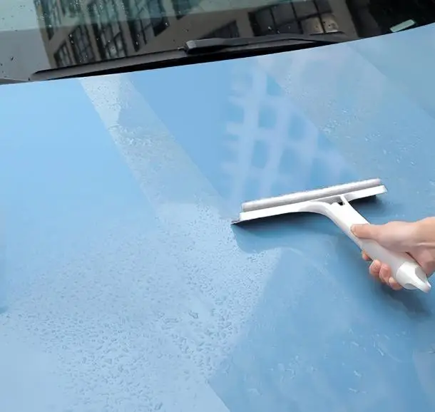 Multi-functional Window Cleaner Brush With Spray Bottle Squeegee Sponge 3 in 1 For Car Home Glass Bathroom Mirror Cleaning Tool