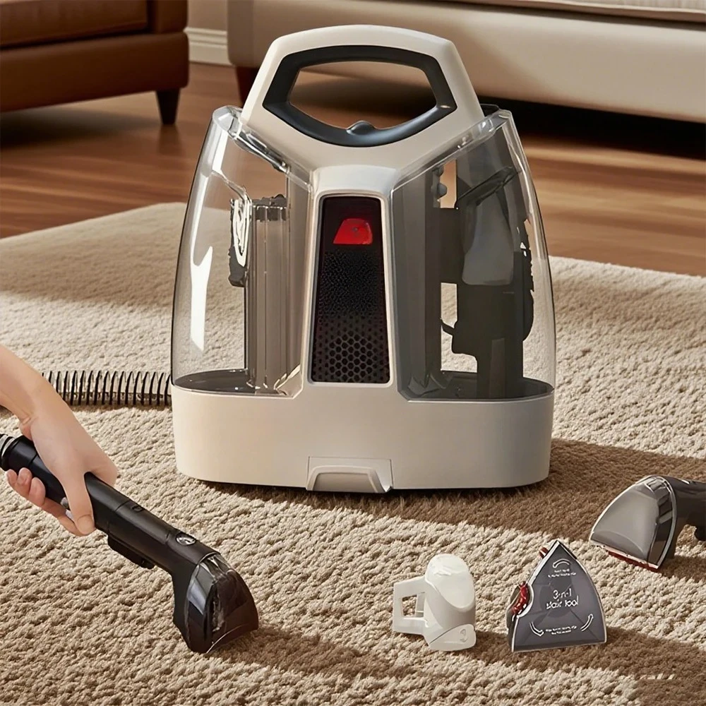 2026Auto Carpet Cleaner 220V Portable Upholstery Deep Cleaning Machine Sofa Carpet Mattress Curtains Car Cleaner