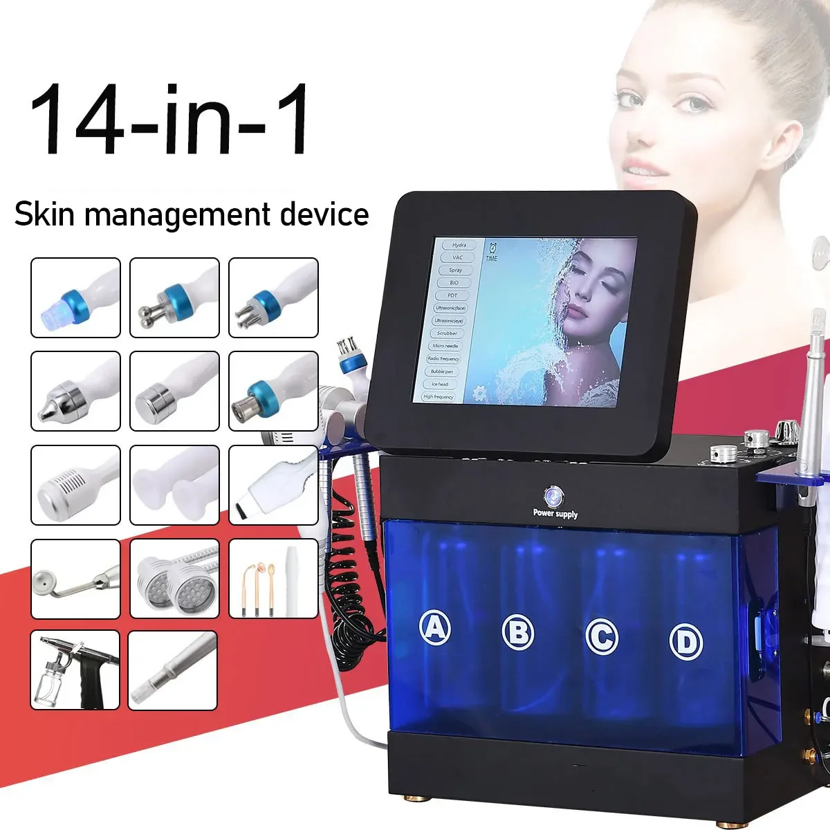 Bench Top Skin Management Equipment, Moisturizing Facial Mask, Firming Scrub Facial Mask, Skin Care Facial Mask, Deep Cleaning